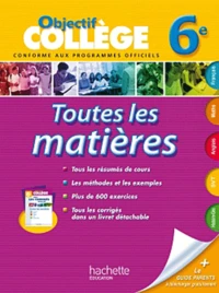 Toutes les matières 6e