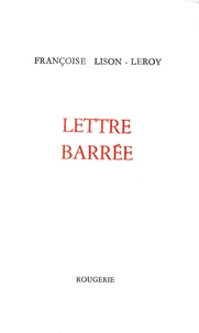 Lettre barrée