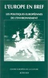 Lison Méric - Les politiques européennes de l'environnement.