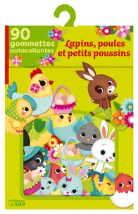 Lapins, poules et petits poussins