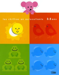 Les chiffres en autocollants 3-5 ans