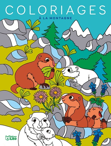  Lito - Grands coloriages montagne.