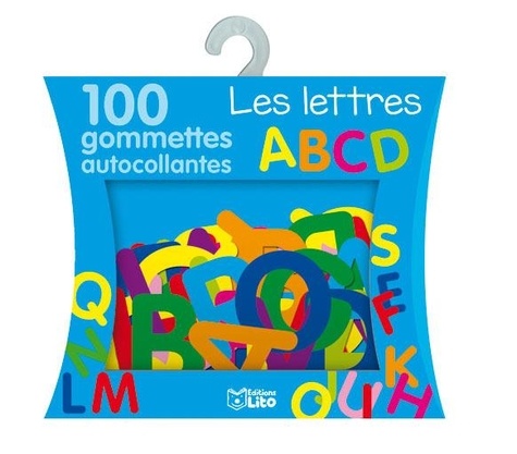 Les lettres majuscules - Avec 100 gommettes... de Lito - Livre - Decitre