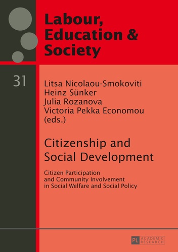Litsa Nicolaou-smokoviti et Heinz Sünker - Citizenship and Social Development - Citizen Participation and Community Involvement in Social Welfare and Social Policy.