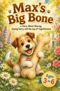 Max's Big Bone A Story About Sharing, Saying Sorry, and the Joy of Togetherness  (Ages 3 to 6)