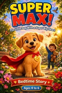 Super Max! The Little Dog With a Super Big Heart Bedtime story for kids ages 4 to 6