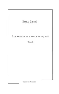 Histoire de la langue française