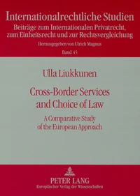 Cross-Border Services and Choice of Law