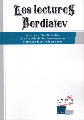 Livre Collectif - "Les lectures Berdiaiev".