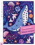 LES ATELIERS DE MARION BLANC - SEQUINS A COLLER - TABLEAUX COSMIQUES - POCHETTE AVEC ACCESSOIRES