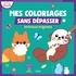 MES PREMIERS COLORIAGES SANS DEPASSER - ANIMAUX MIGNONS