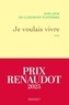 JE VOULAIS VIVRE - MILADY N'EST PAS UNE FEMME QUI PLEURE... ELLE EST DE CELLES QUI SE VENGENT