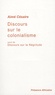 DISCOURS SUR LE COLONIALISME