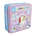 BOITE DE GOMMETTES METAL - LES LICORNES