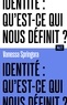 IDENTITE : QU'EST-CE QUI NOUS DEFINIT ? / COLLECTION ALT