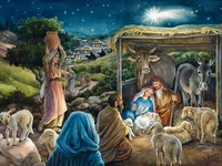 Calendrier de l'Avent, Jésus le Sauveur est né
