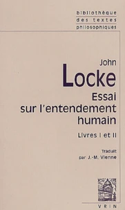 Essai sur l'entendement humain.