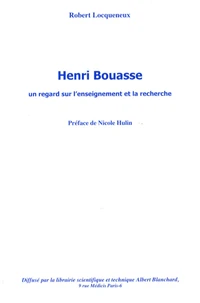 Henri Bouasse, un regard sur l'enseignement et la recherche