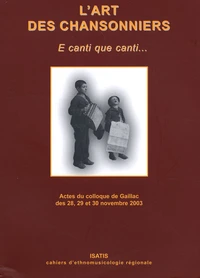 L'art des chansonniers