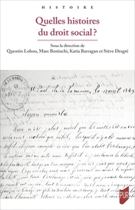 Quelles histoires du droit social ?