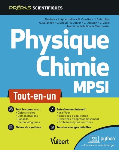 Physique-chimie MPSI. Tout-en-un