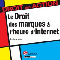 Loïc André - Le Droit des marques à l'heure d'Internet.