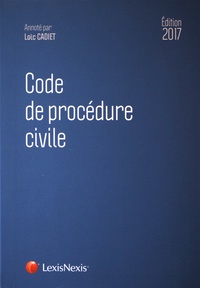 Loïc Cadiet - Code de procédure civile.