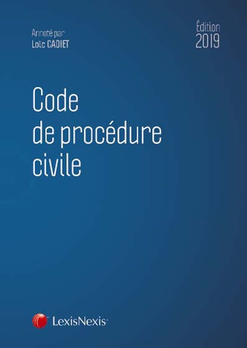 Code de procédure civile  Edition 2019