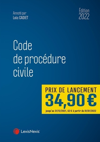 Code de procédure civile  Edition 2022