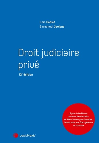 Droit judiciaire privé 12e édition