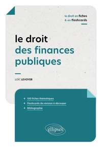 Le droit des finances publiques en fiches et flashcards