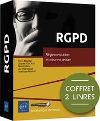 Loïc Panhaleux et Gérard Haas - RGPD - Coffret en 2 volumes : Réglementation et mise en oeuvre.