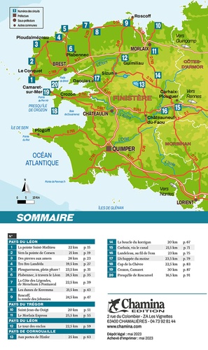 Finistère nord Crozon ; Monts d'Arée