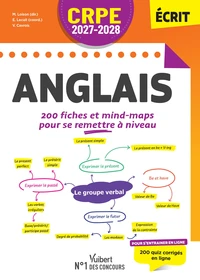 CRPE 2027-2028 -  Anglais : 200 fiches et mind-maps pour se remettre à niveau  -  M2/L3