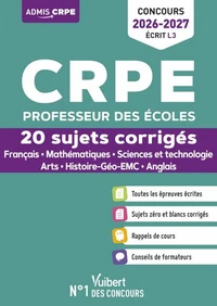 CRPE Professeur des écoles
