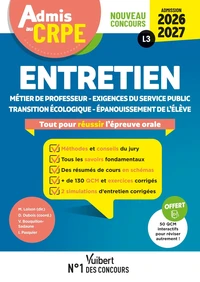 Entretien métier de professeur, exigences du service public, transition écologique, épanouissement de l'élève