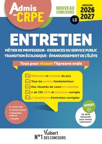 Entretien métier de professeur, exigences du service public, transition écologique, épanouissement de l'élève