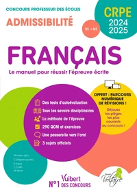 Français Concours professeur des écoles Admissibilité