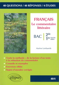 Le commentaire littéraire