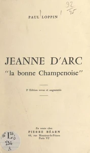 Jeanne d'Arc, la bonne Champenoise