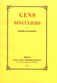 Gens singuliers