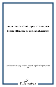 Pour une linguistique humaniste