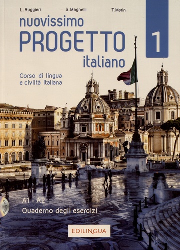 Nuovissimo Progetto italiano 1. Quaderno degli esercizi A1-A2  avec 1 CD audio