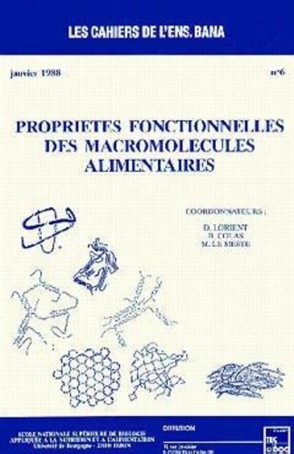  Lorient - Proprietes Fonctionnelles Des Macromolecules Alimentaires.