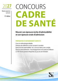 Concours cadre de santé - Préparation et entraînement complet