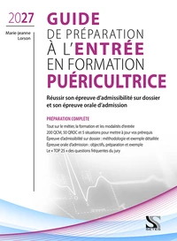 Guide de préparation à l'entrée en formation puéricultrice