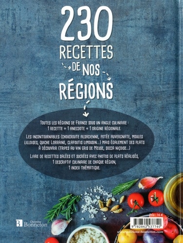 230 recettes de nos régions
