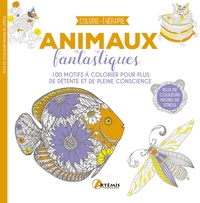  Losange - Animaux fantastiques - 100 motifs à colorier pour plus de détente et de pleine conscience.