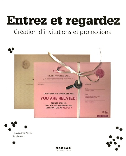 Lou Andrea Savoir et Paz Diman - Entrez et regardez - Création d'invitations et promotions.