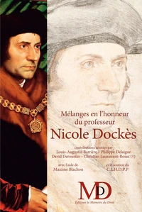 Mélanges en l'honneur du professeur Nicole Dockès